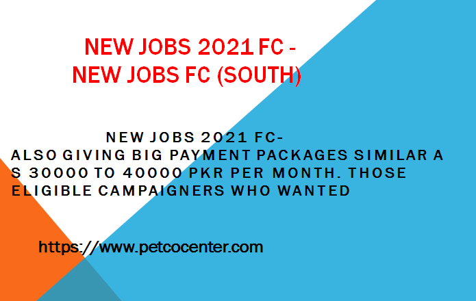 New Jobs 2021 FC