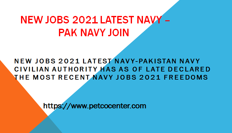New Jobs 2021 Latest Navy