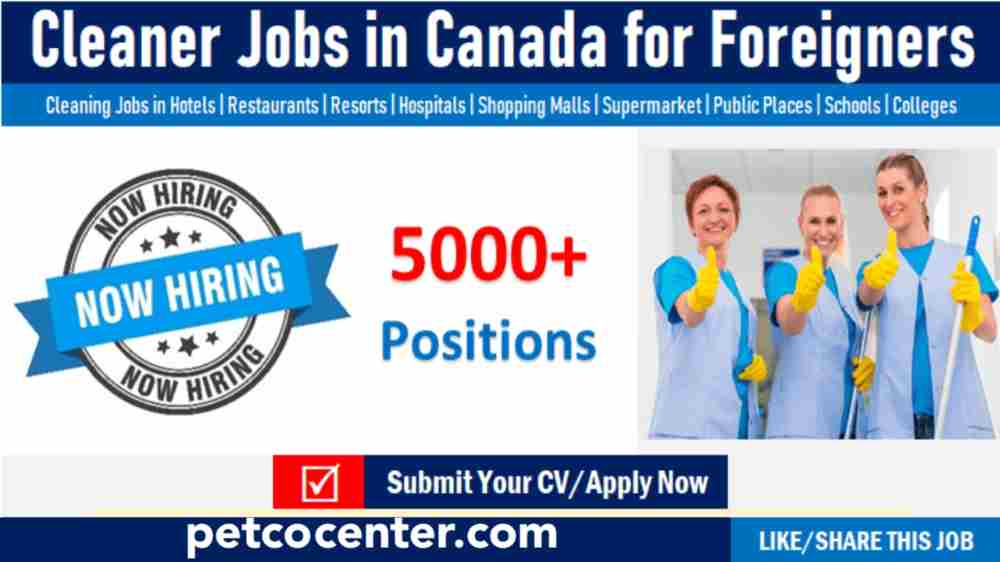 Cleaning Jobs in Canada for Foreigners,Cleaning Jobs in Canada for Foreigners 2023,